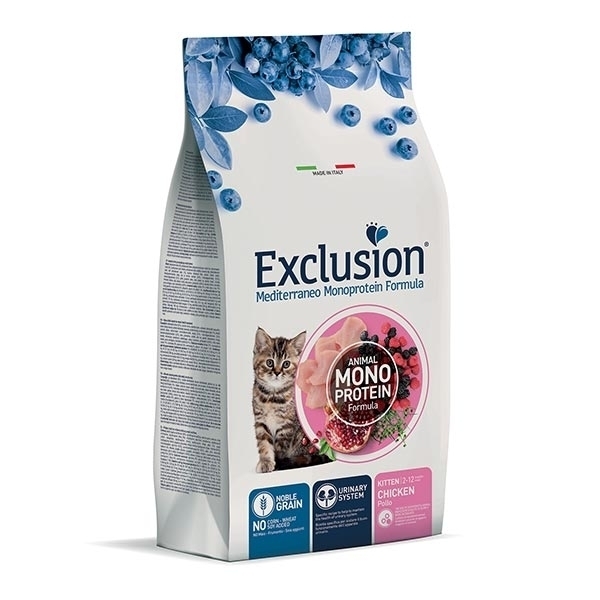 EXCLUSION MEDITERRANEO MONOPROTEIN KITTEN POLLO 