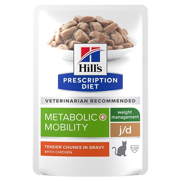 HILL'S PRESCRIPTION DIET METABOLIC + MOBILITY PER GATTI CON POLLO 