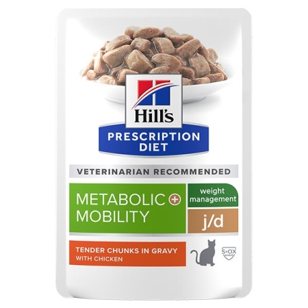 HILL'S PRESCRIPTION DIET METABOLIC + MOBILITY PER GATTI CON POLLO Gatti