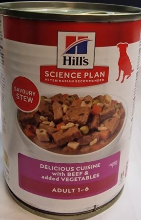 HILL'S SCIENCE PLAN DELICIUS CUISINE CON MANZO E VEGETALI ADULT 1-6 Cani