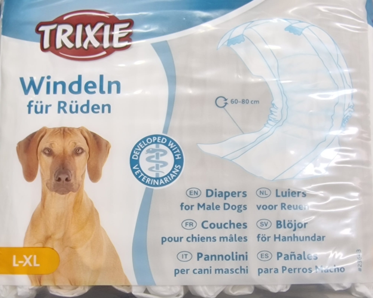 TRIXIE PANNOLINI A FASCIA CANI MASCHI 