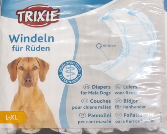 TRIXIE PANNOLINI A FASCIA CANI MASCHI Cani