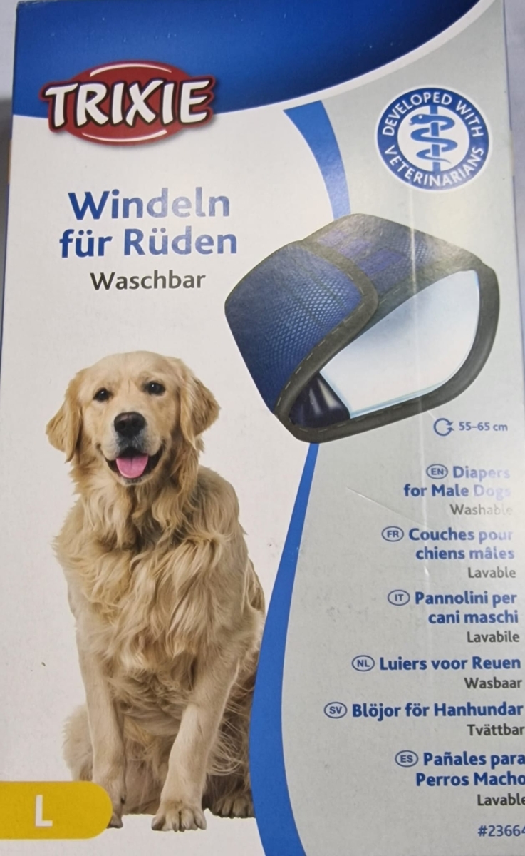 TRIXIE FASCIA IGIENICA X CANI MASCHI 