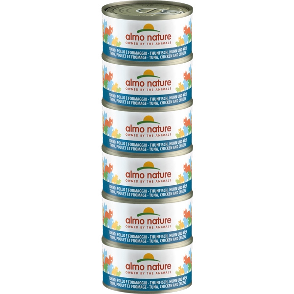 ALMO NATURE HFC MEGAPACK TONNO/POLLO E FORMAGGIO 