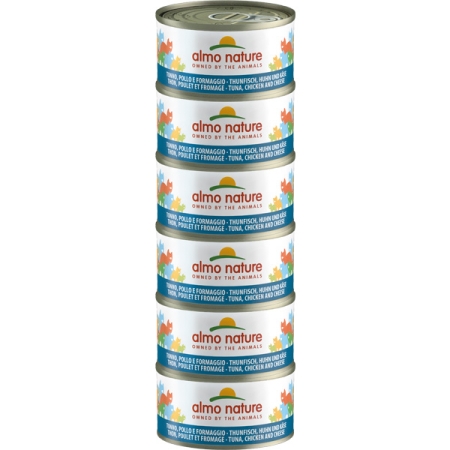 ALMO NATURE HFC MEGAPACK TONNO/POLLO E FORMAGGIO Gatti