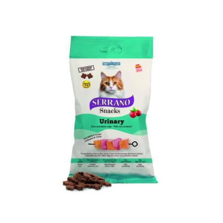 SERRANO SNACKS URINARY SALMONE E TONNO Gatti