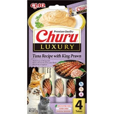 CIAO CHURU LUXURY TUNA RECIPE WITH KING PRAWN 