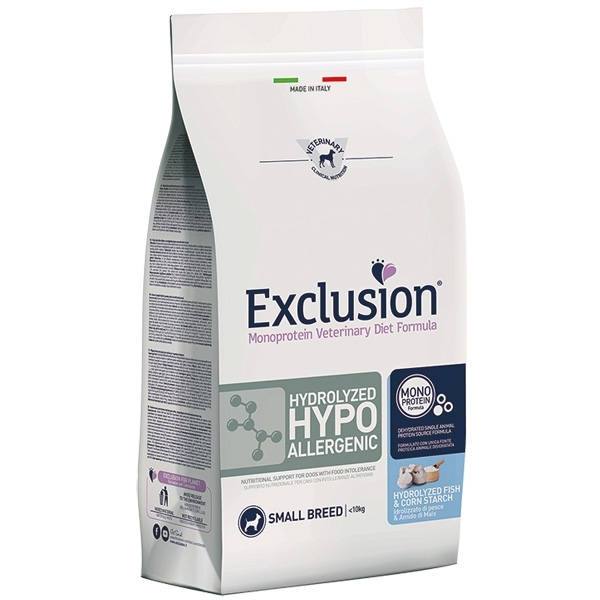 EXCLUSION DIET HYDROLYZED HYPOALLERGENIC SMALL BREED 