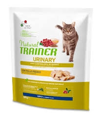 NATURAL TRAINER CAT URINARY ADULT POLLO CON SEMI DI LINO E UOVA 