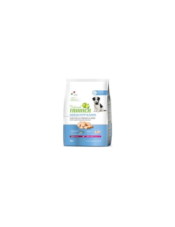 NATURAL TRAINER CANE MEDIUM PUPPY & JUNIOR POLLO Cani