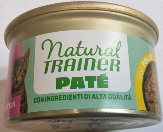 NATURAL TRAINER PATE' KITTEN CON POLLO Gatti