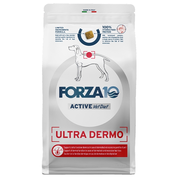 FORZA10 ACTIVE VET DIET DOG ALL BREEDS ADULT ULTRA DERMO AL PESCE 