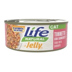 LIFE NATURAL JELLY CAT TONNETTO CON GAMBERETTI Gatti