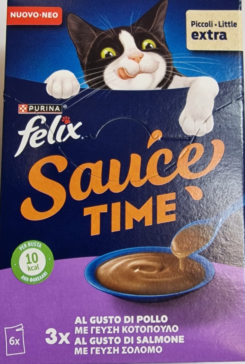 NESTLE FELIX SOUCE TIME CON POLLO/SALMONE 
