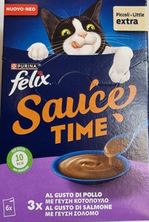 NESTLE FELIX SOUCE TIME CON POLLO/SALMONE Gatti