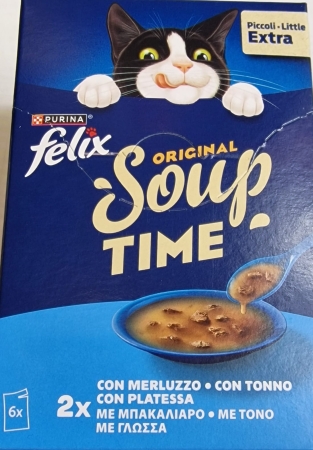 NESTLE FELIX ORIGINAL SOUP TIME CON MERLUZZO/TONNO/PLATESSA Gatti