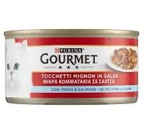 PURINA GOURMET TOCCHETTI MIGNON IN SALSA TROTA E SALMONE Gatti