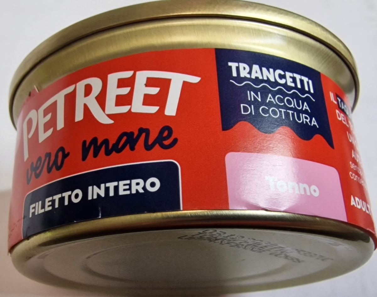 PETREET VERO MARE FILETTO INTERO TRANCETTI IN ACQUA DI COTTURA TONNO 