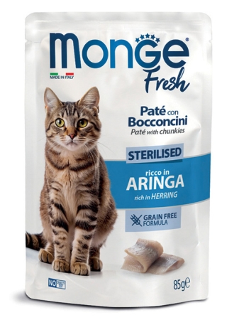 MONGE FRESH PATE' CON BOCCONCINI STERILISED RICCO IN ARINGA Gatti
