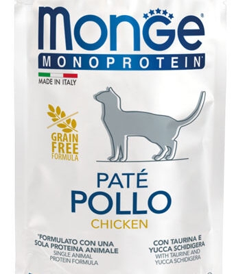 MONGE MONOPROTEIN STERILISED PATE' POLLO Gatti