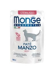 MONGE MONOPROTEIN STERILISED PATE' MANZO Gatti