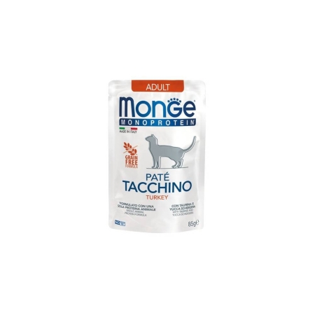 MONGE MONOPROTEIN ADULT PATE' TACCHINO Gatti