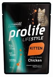 PROLIFE GATTO LIFESTYLE KITTEN POLLO 