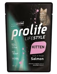 PROLIFE GATTO LIFESTYLE KITTEN SALMONE Gatti