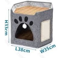 NOBLEZA CUCCIA PER GATTI COMPONIBILE CON TIRAGRAFFI Gatti