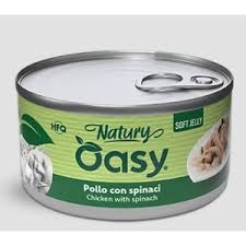 OASY NATURY SOFT JELLY POLLO CON SPINACI Gatti