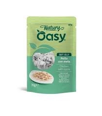 OASY WET CAT NATURY SOFT JELLY POLLO CON MELA Gatti