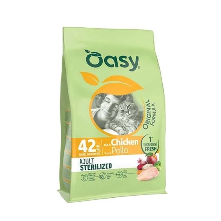 OASY DRY CAT ORIGINAL ADULT STERILIZED POLLO Gatti