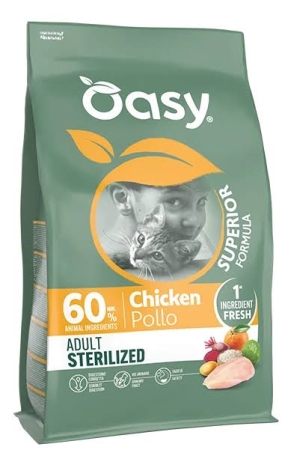 OASY DRY CAT SUPERIOR ADULT STERILIZED POLLO Gatti
