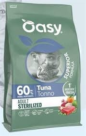 OASY DRY CAT SUPERIOR ADULT STERILIZED TONNO Gatti
