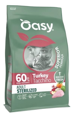OASY DRY CAT SUPERIOR ADULT STERILIZED TACCHINO Gatti