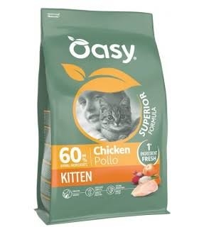 OASY DRY CAT SUPERIOR KITTEN POLLO Gatti