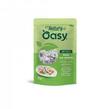 OASY WET CAT NATURY SOFT JELLY POLLO CON VERDURE Gatti