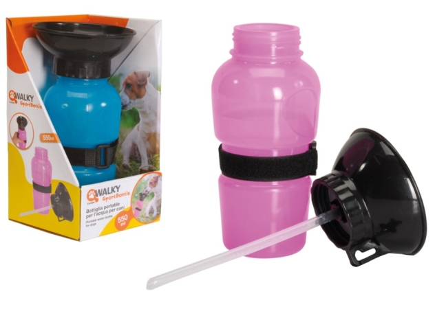 CAMON WALKY SPORT BOTTLE BOTTIGLIA PORTATILE PER L'ACQUA PER CANI Cani