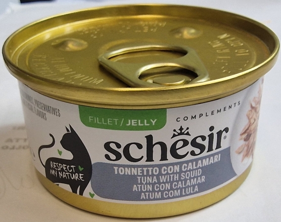SCHESIR COMPLEMENTS FILETTI JELLY TONNETTO CON CALAMARI Gatti