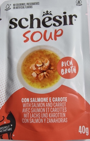 SCHESIR SOUP RICH BROTH CON SALMONE E CAROTE Gatti