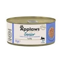 APPLAWS GATTO SENIOR IN GEL CON FILETTO DI TONNO E SARDINE Gatti