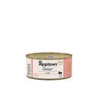 APPLAWS GATTO SENIOR IN GEL CON FILETTO DI TONNO E SALMONE Gatti