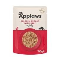 APPLAWS GATTO BUSTINA IN JELLY CON PETTO DI POLLO E MANZO Gatti