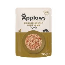 APPLAWS GATTO BUSTINA IN JELLY PETTO DI POLLO CON AGNELLO Gatti