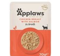 APPLAWS GATTO BUSTINA IN BRODO POLLO CON SALMONE Gatti
