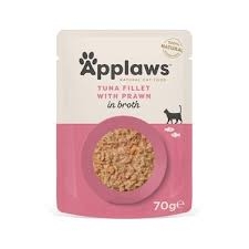 APPLAWS GATTO BUSTINA IN BRODO TONNO CON GAMBERETTI Gatti