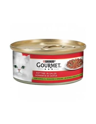 GOURMET FETTINE IN SALSA CON CONIGLIO, ROGNONE E VERDURE