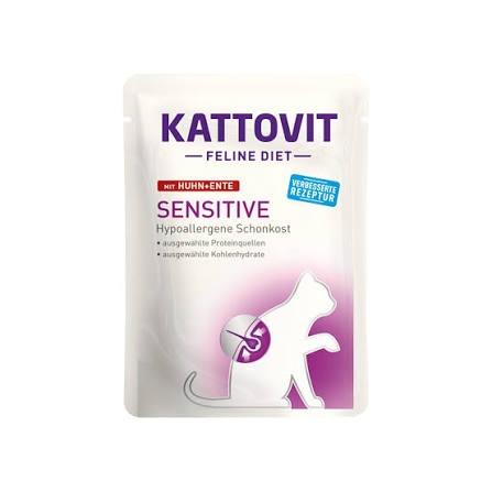 KATTOVIT FELINE DIET SENSITIVE POLLO ANATRA