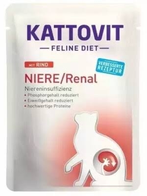 KATTOVIT FELINE DIET NIERE/RENAL MANZO