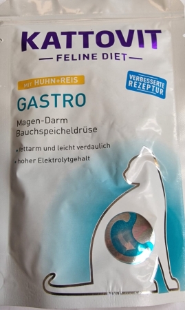 KATTOVIT FELINE DIET GASTRO POLLO + RISO Gatti
